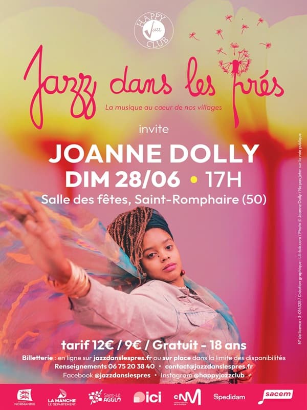 Illustration de l'événement : Joanne Dolly pour "Jazz dans les prés"