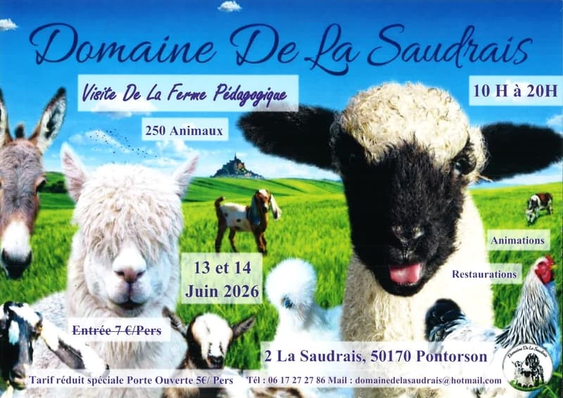 Illustration de l'événement : Portes ouvertes du Domaine de la Saudrais