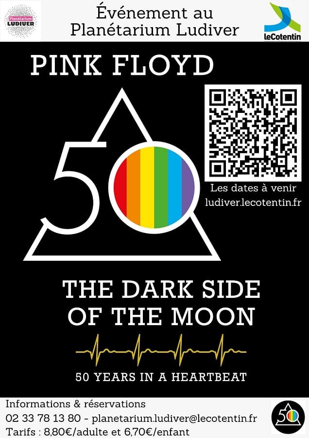 Illustration de l'événement : Spectacle Pink Floyd : Dark side of the Moon - Planétarium Ludiver