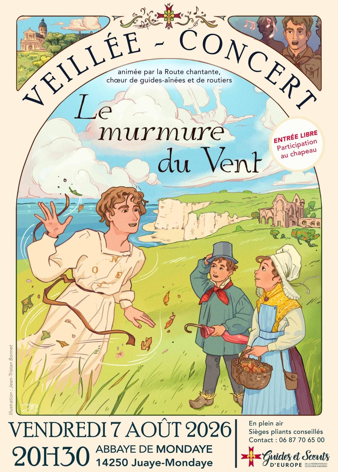 Illustration de l'événement : Veillée-concert Le murmure du vent par la Route chantante