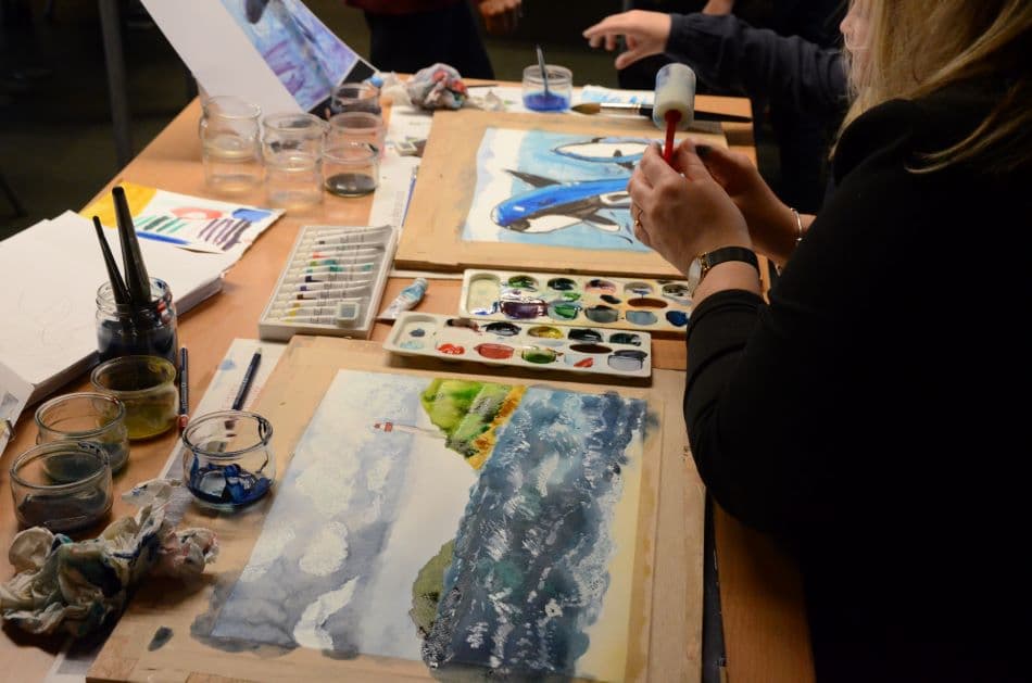 Illustration de l'événement : Atelier-patrimoine (ados et adultes) : paysages à l'aquarelle