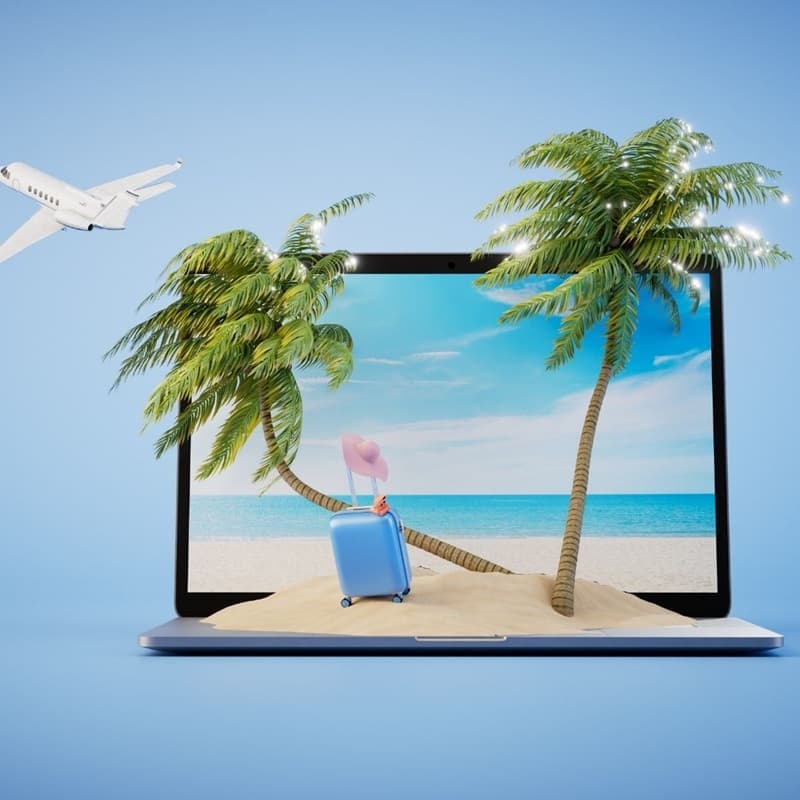 Illustration de l'événement : Du clic au départ : préparer ses vacances en ligne en toute sécurité