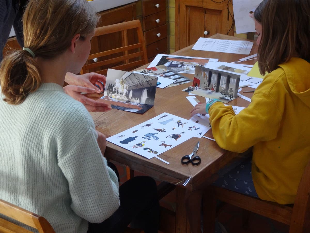 Illustration de l'événement : Atelier enfant "Pop-up Prévert" - Maison Jacques Prévert
