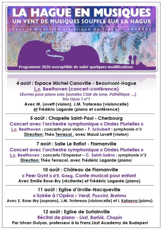 Illustration de l'événement : Festival La Hague en Musiques : Orchestre symphonique "Ondes plurielles"