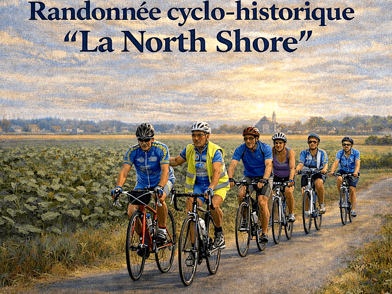Illustration de l'événement : Festival la Semaine Acadienne : randonnée cyclo-historique "La North Shore"