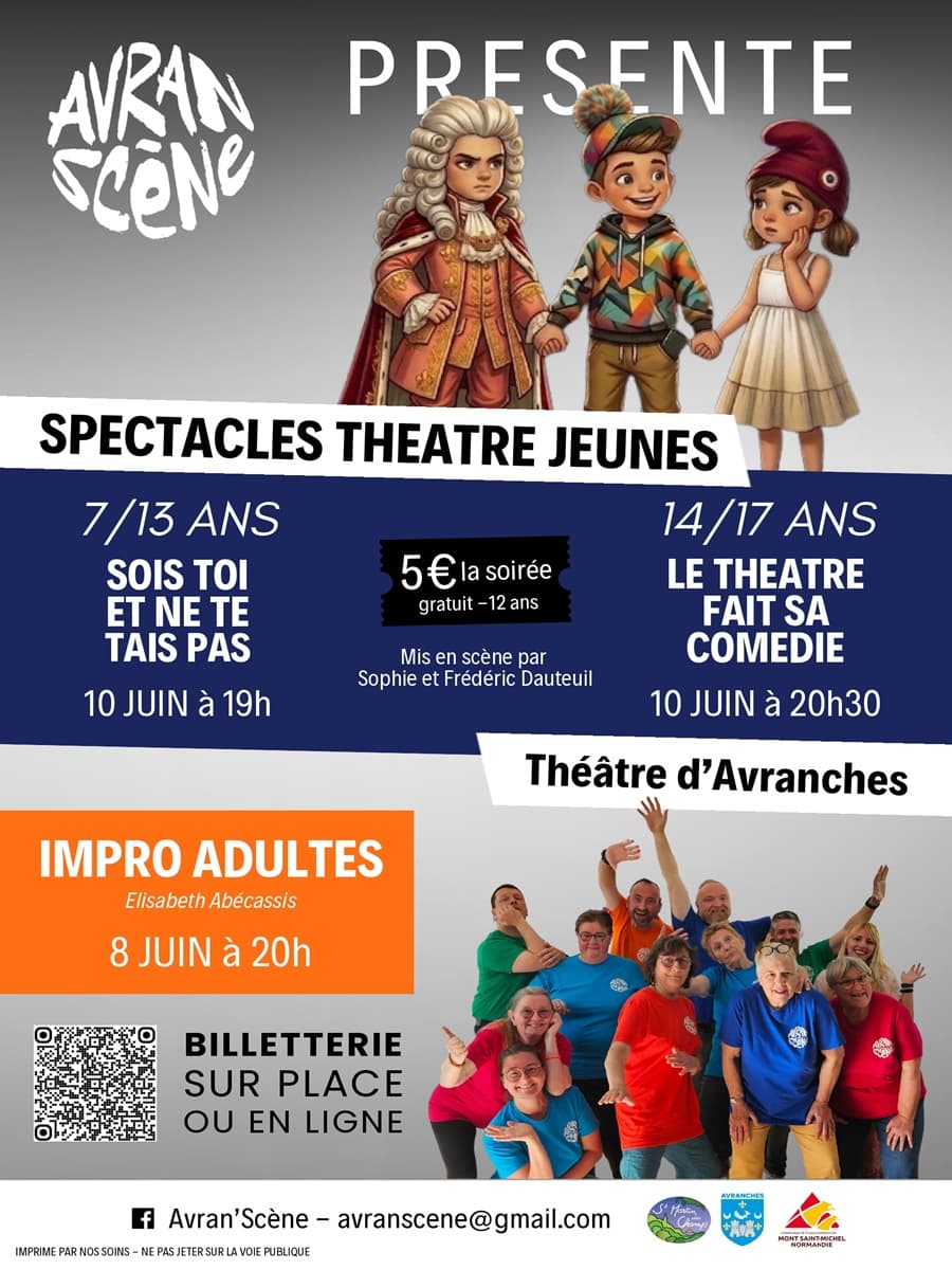 Illustration de l'événement : Représentations théâtre jeunes et impro