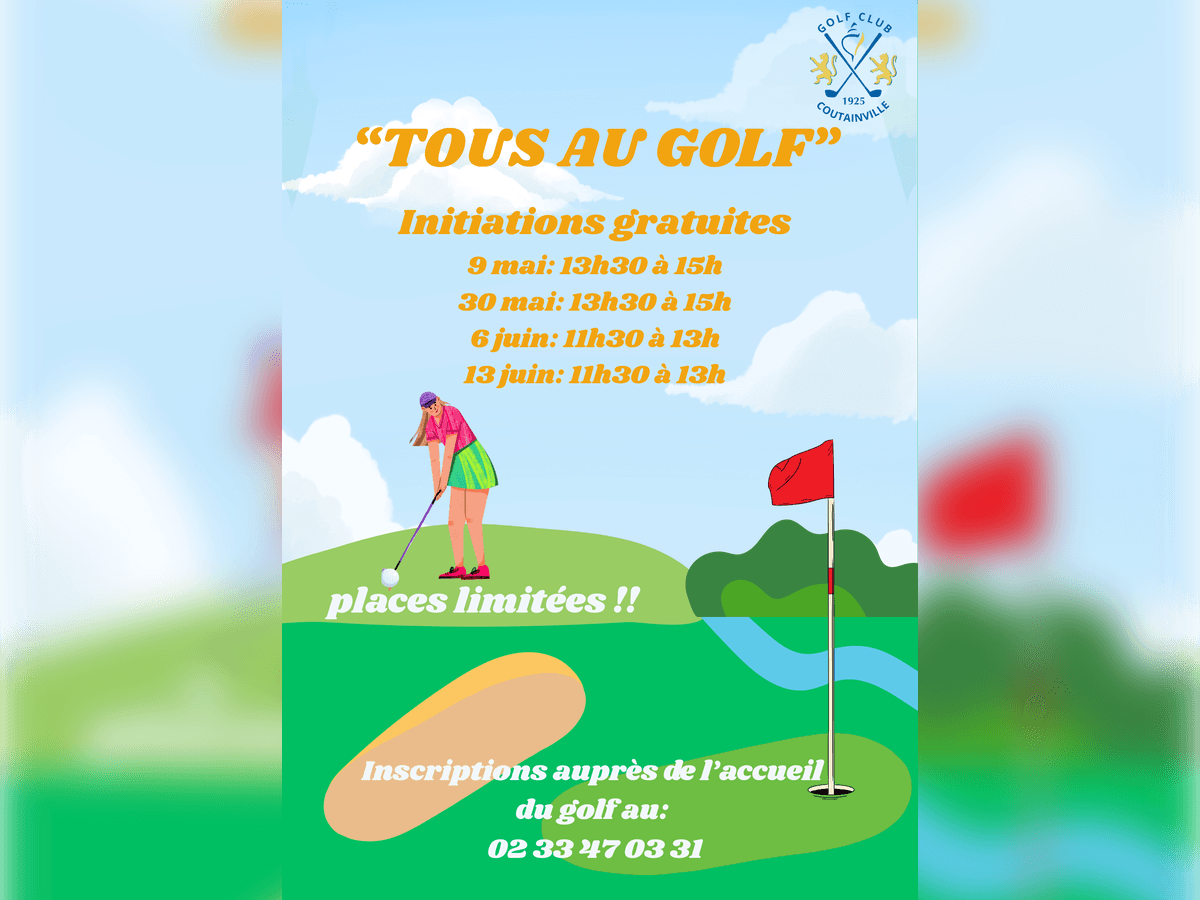 Illustration de l'événement : Initiation "Tous au golf"