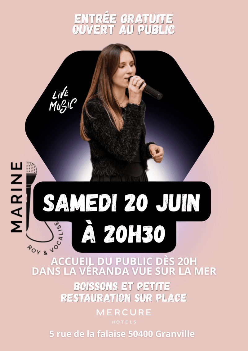 Illustration de l'événement : Fête de la musique : concert avec Marine ROY