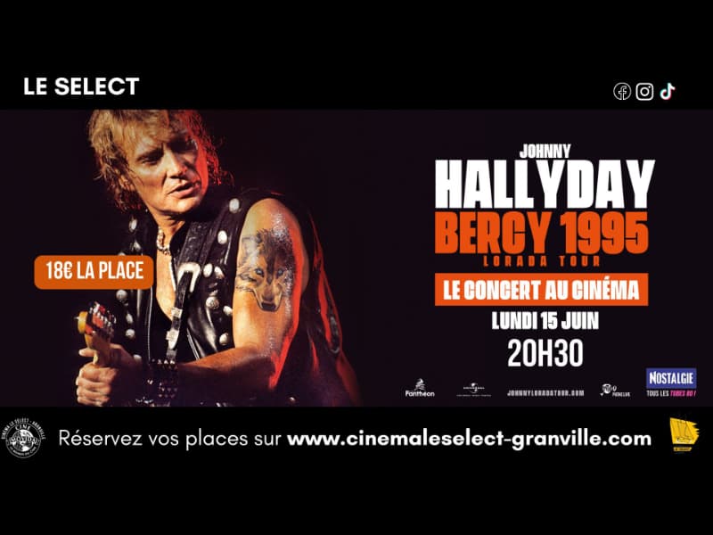 Illustration de l'événement : Ciné-concert : Johnny Halliday Lorada tour - Bercy 1995