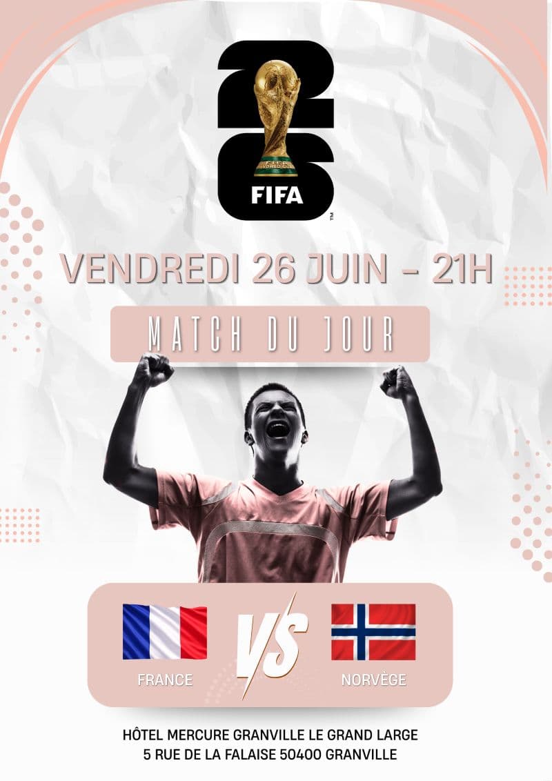 Illustration de l'événement : Diffusion du match France-Norvège