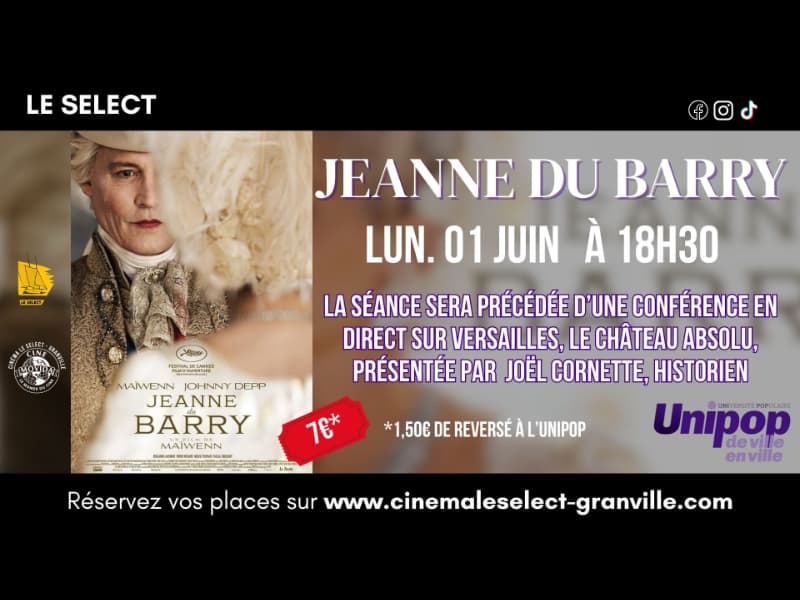 Illustration de l'événement : Ciné-conférence : Jeanne du Barry