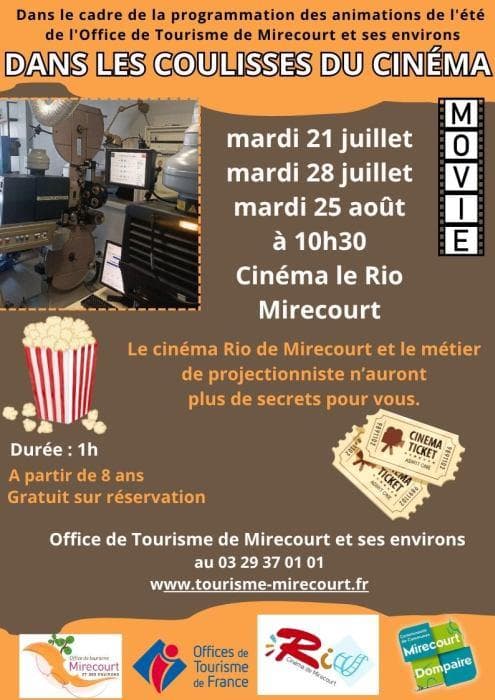 Illustration de l'événement : Visites guidées - Dans les coulisses du cinéma