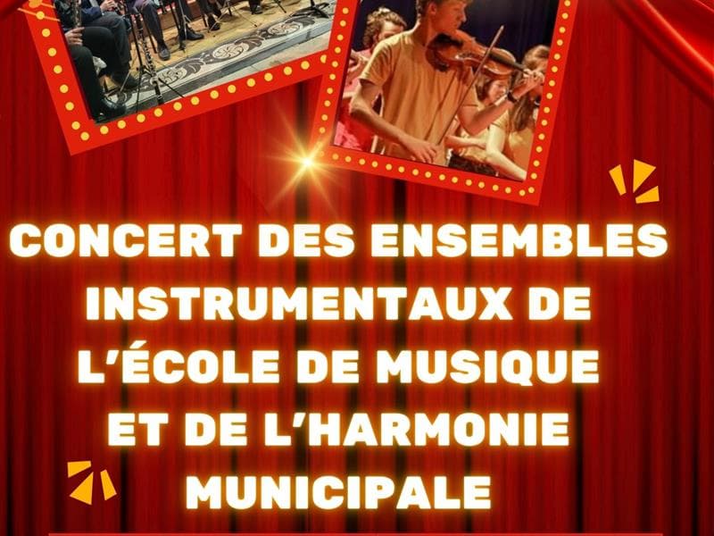 Illustration de l'événement : Concert - ensembles instrumentaux de l’école de musique