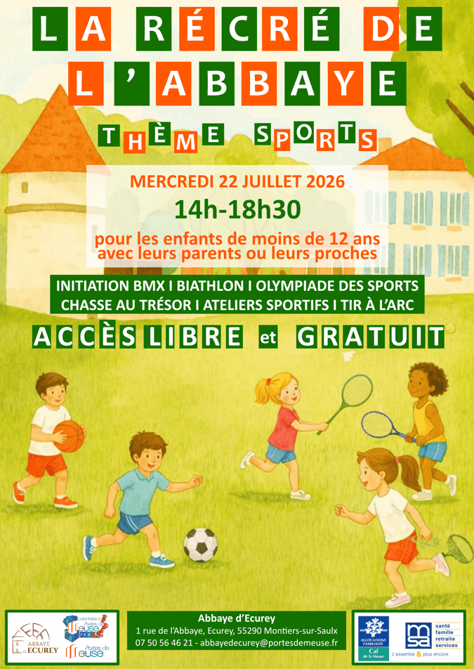Illustration de l'événement : La récré de l'Abbaye - thème Sport