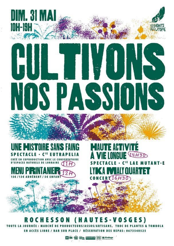 Illustration de l'événement : Cultivons nos passions - Marché, concert, spectacle, repas