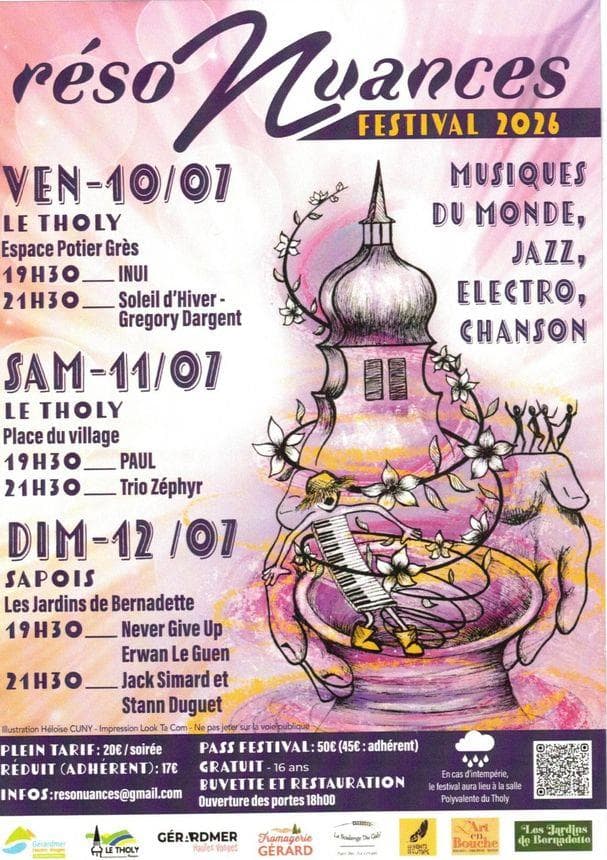 Illustration de l'événement : Festival Résonuances - Concert aux Jardins de Bernadette