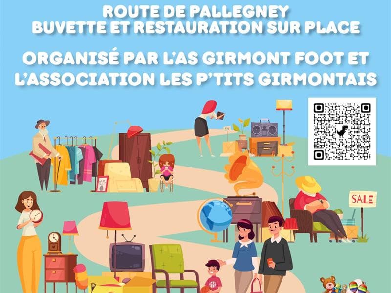 Illustration de l'événement : Vide Grenier de Girmont & fête patronale