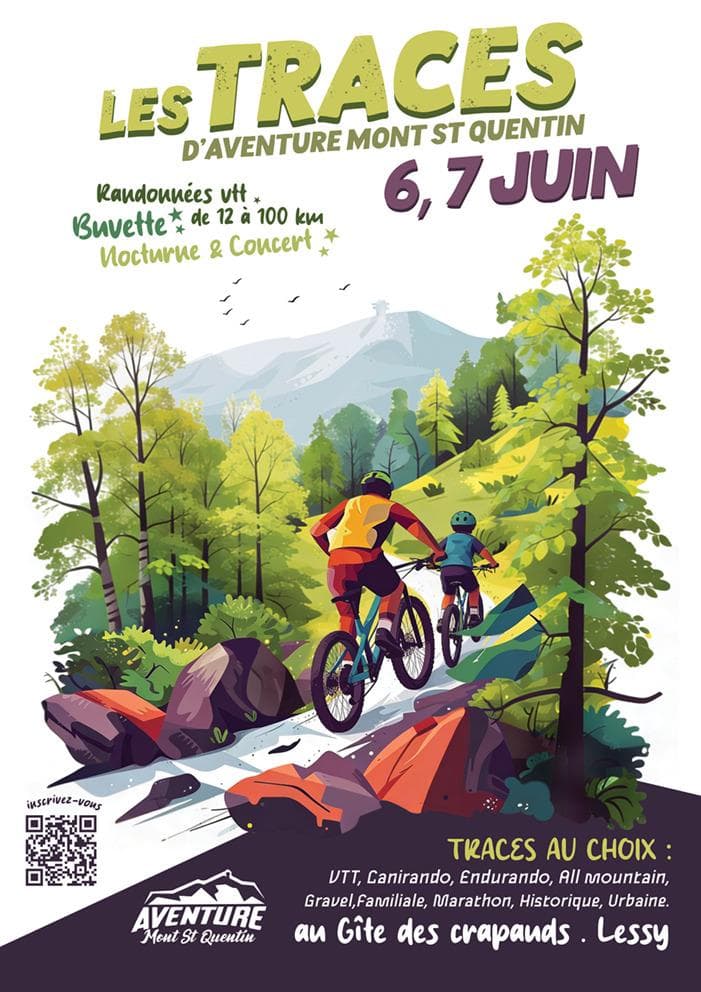 Illustration de l'événement : Les Traces d'Aventure Mont Saint Quentin