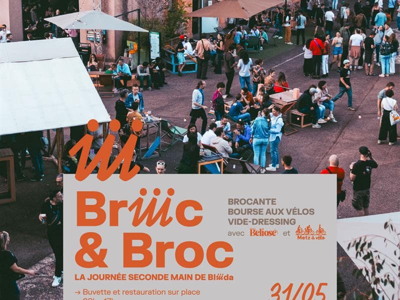 Illustration de l'événement : Briiic & Broc - Brocante, vide-dressing, bourse aux vélos