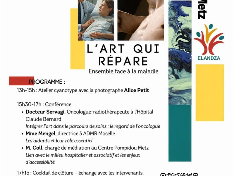 Illustration de l'événement : L'art qui répare : ensemble face à la maladie