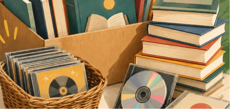 Illustration de l'événement : Brocante de livres et cd