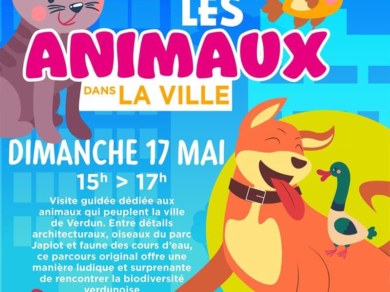 Illustration de l'événement : Visite guidée : Les animaux dans la ville !
