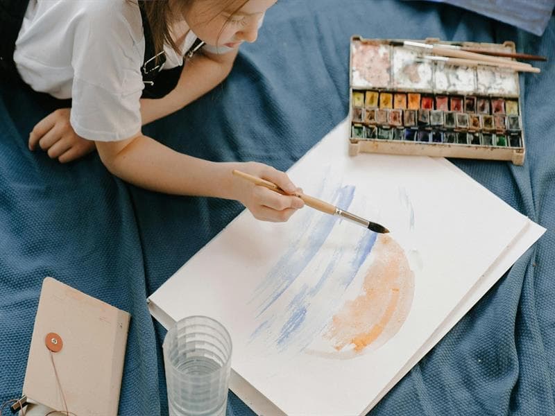 Illustration de l'événement : Visite-atelier - Ma première aquarelle