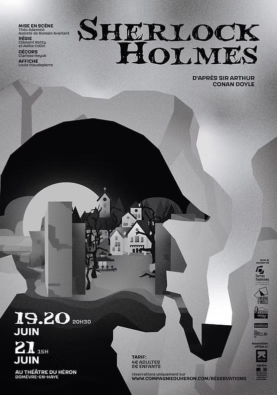 Illustration de l'événement : Théâtre - "Sherlock Holmes" - Compagnie du Héron