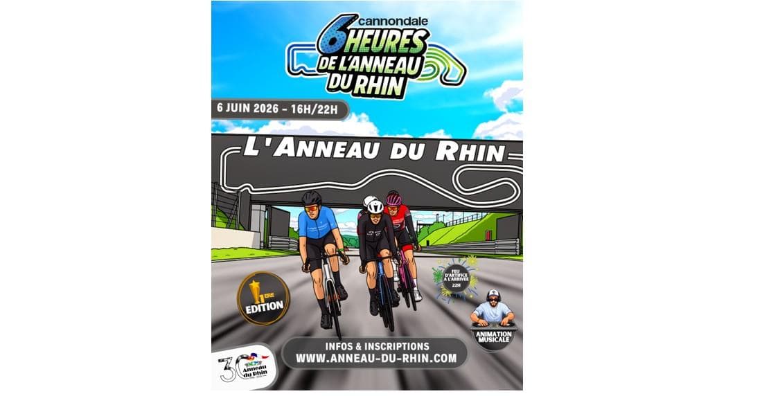 Illustration de l'événement : Trophée Cycliste - Cannondale 6h de l’Anneau du Rhin