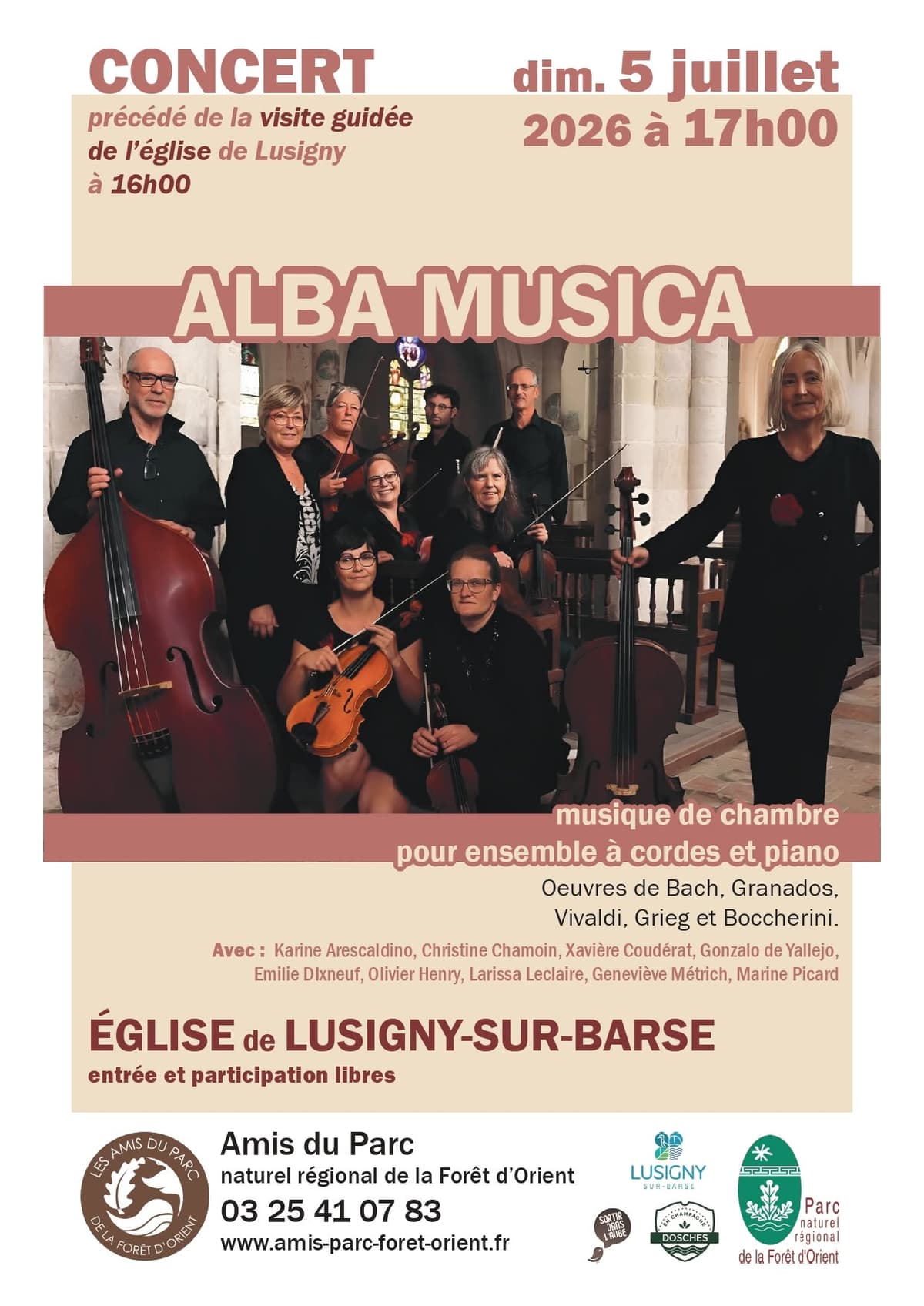 Illustration de l'événement : Visite et concert