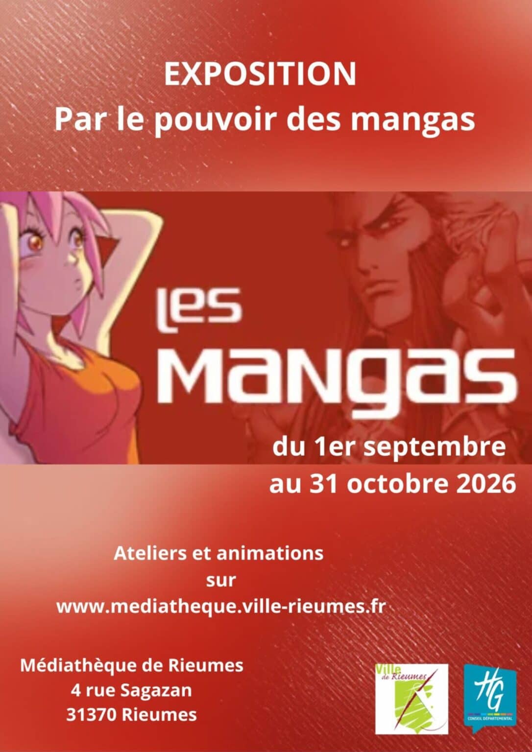 Illustration de l'événement : EXPOSITON PAR LE POUVOIR DES MANGAS
