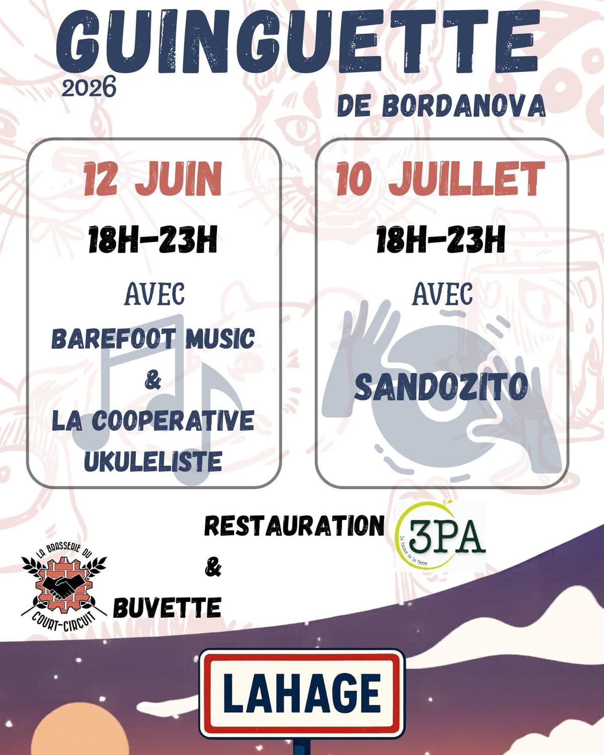 Illustration de l'événement : LA GUINGUETTE DE BORDANOVA
