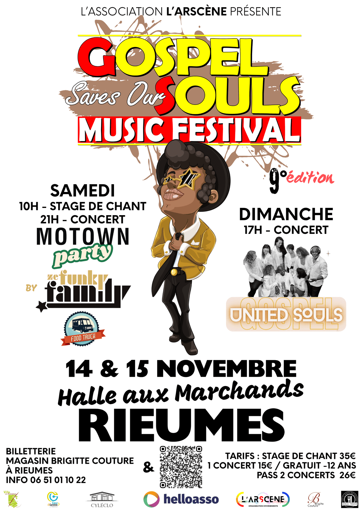 Illustration de l'événement : 9ÈME ÉDITION DU FESTIVAL GOSPEL SAVES OUR SOULS
