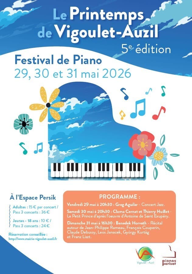 Illustration de l'événement : FESTIVAL DE PIANO DE VIGOULET-AUZIL
