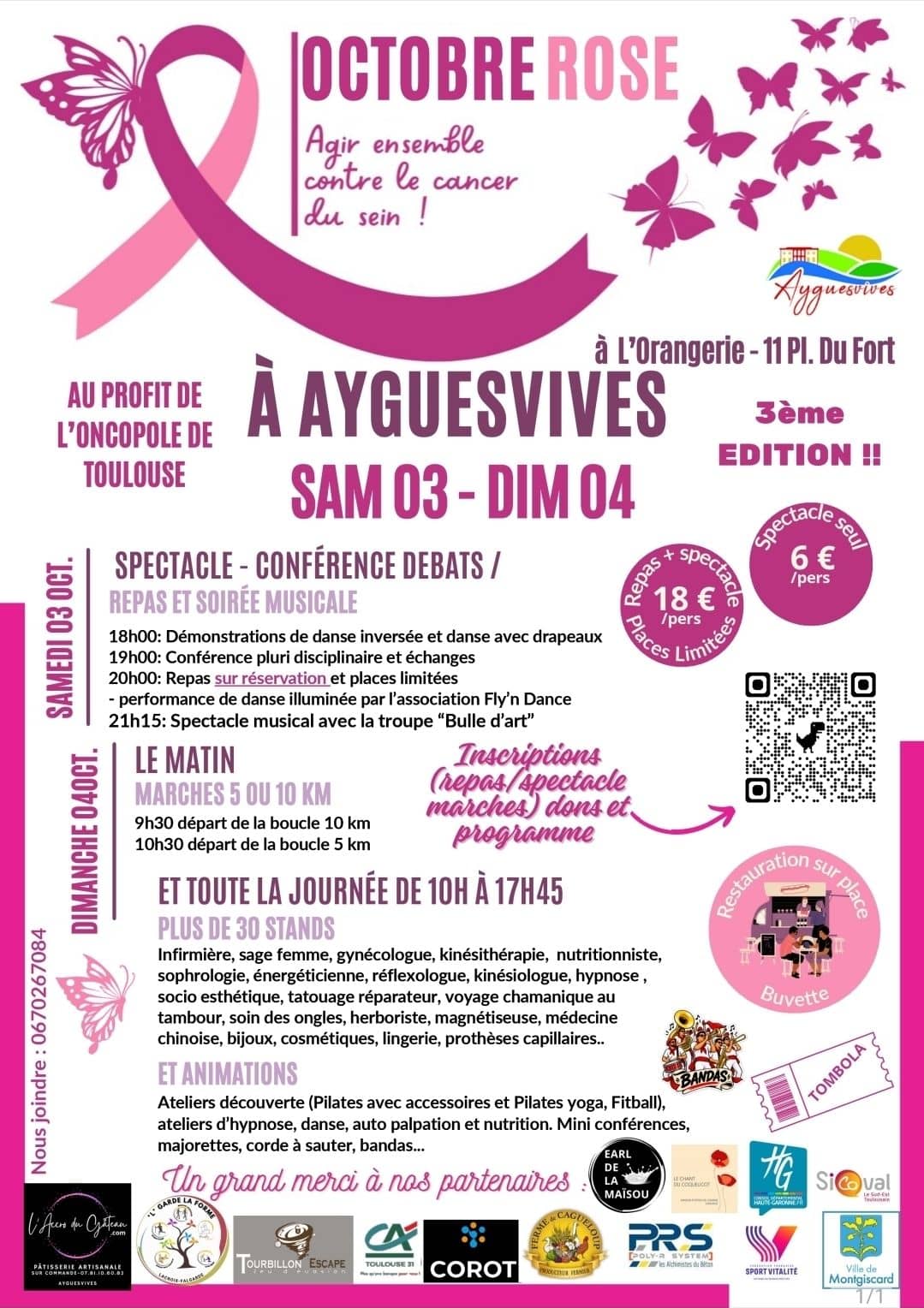 Illustration de l'événement : 3ÈME ÉDITION OCTOBRE ROSE À AYGUESVIVES
