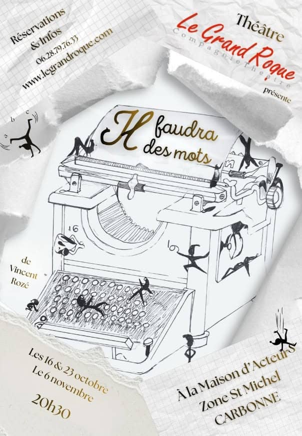 Illustration de l'événement : THÉÂTRE : IL FAUDRA DES MOTS
