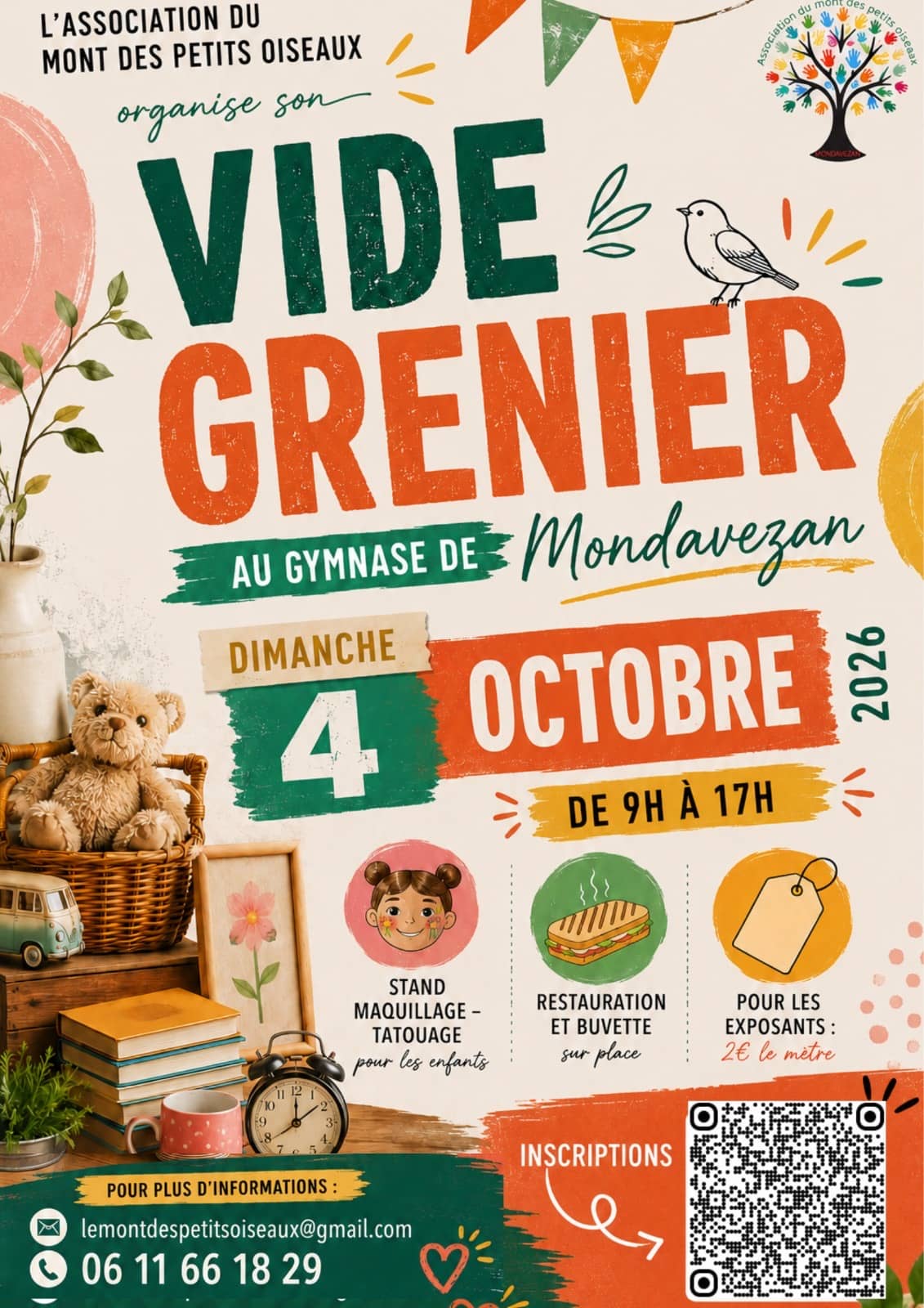 Illustration de l'événement : VIDE GRENIER MONDAVEZAN
