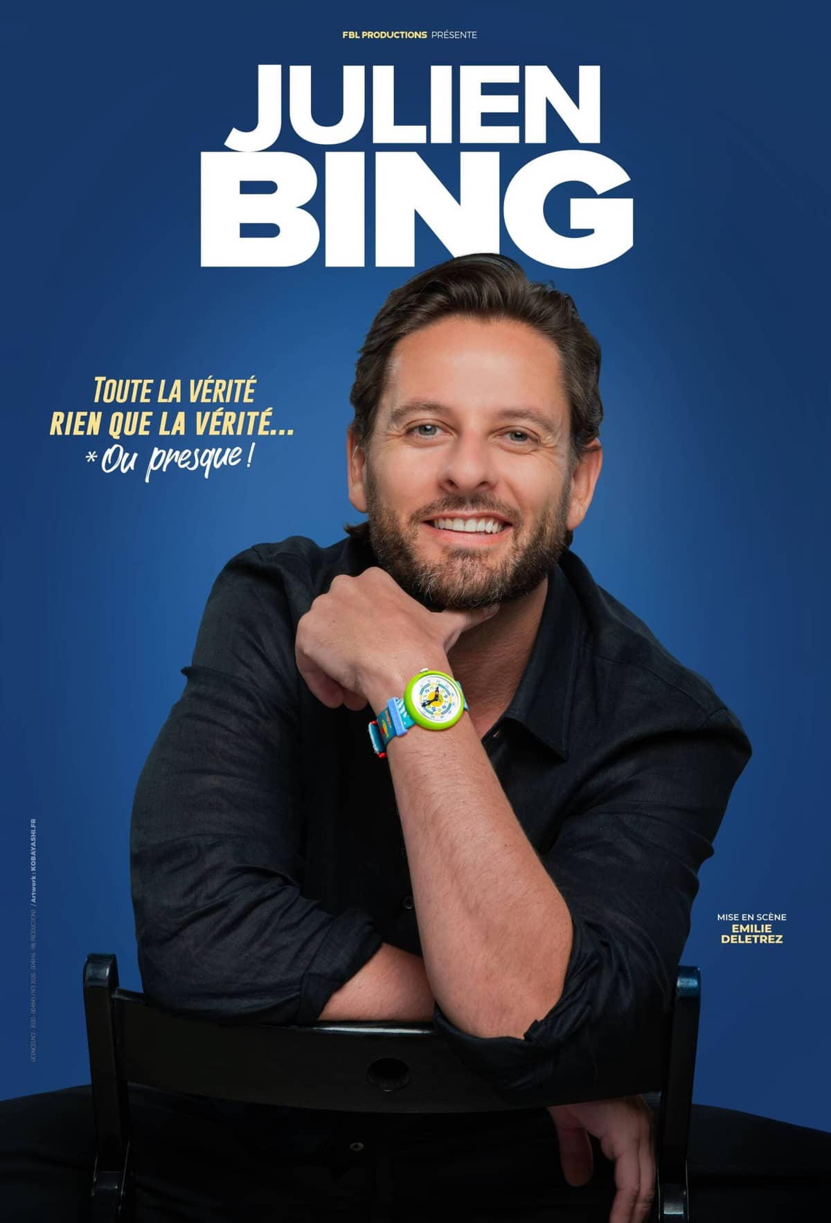 Illustration de l'événement : JULIEN BING EN SPECTACLE