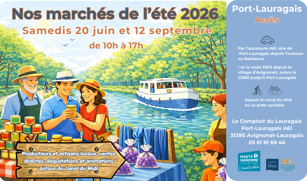 Illustration de l'événement : LE PETIT MARCHÉ DE PORT-LAURAGAIS