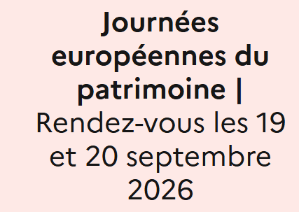 Illustration de l'événement : JOURNÉES EUROPÉENNES DU PATRIMOINE : LE PATRIMOINE EN JEU !