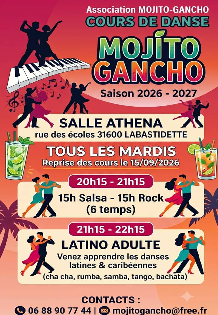 Illustration de l'événement : RENTRÉE DES COURS DE DANSE LATINO CARIBÉENNES