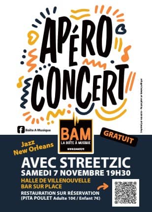 Illustration de l'événement : APERO CONCERT AVEC STREETZIC