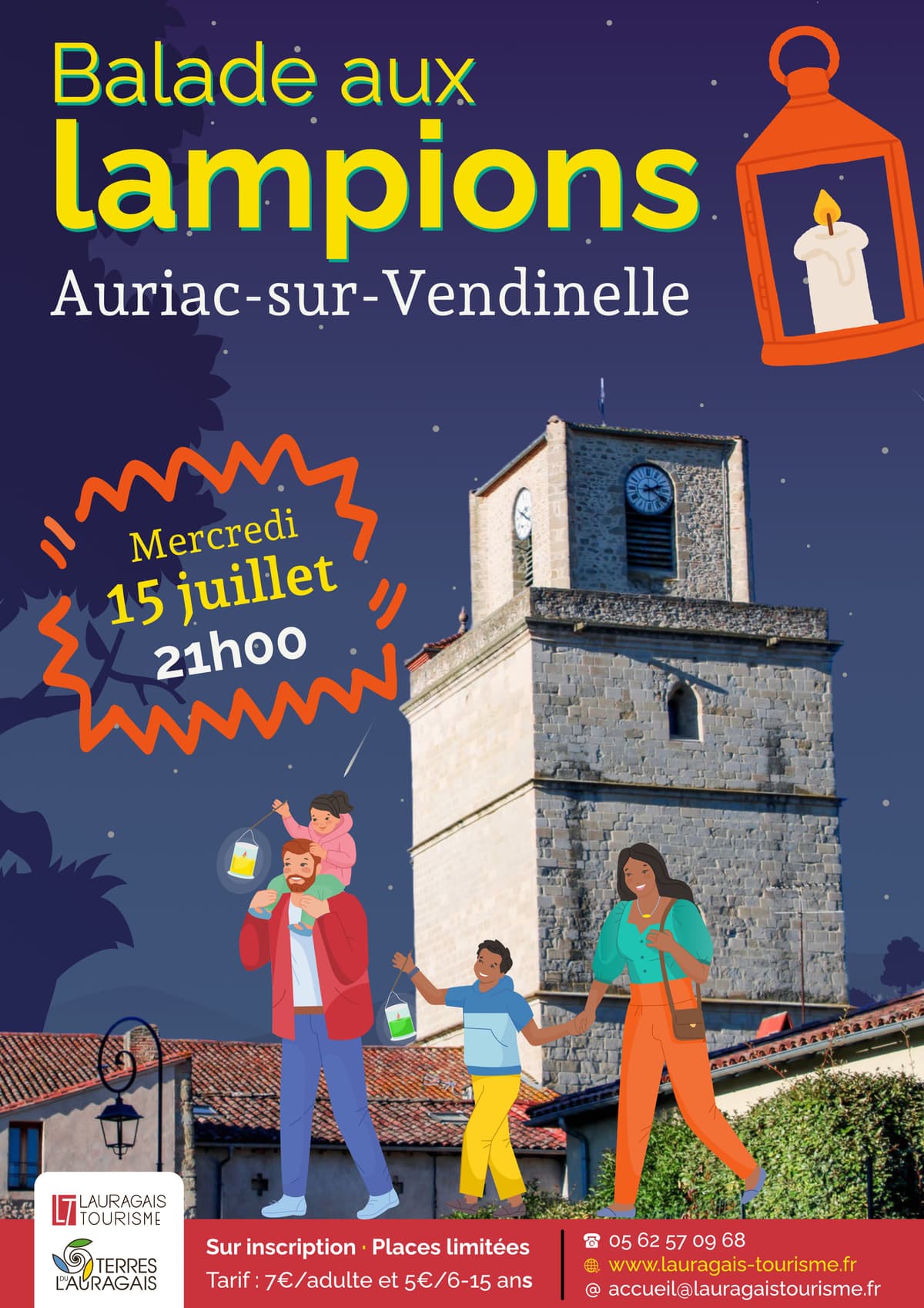Illustration de l'événement : VISITE AUX LAMPIONS À AURIAC-SUR-VENDINELLE