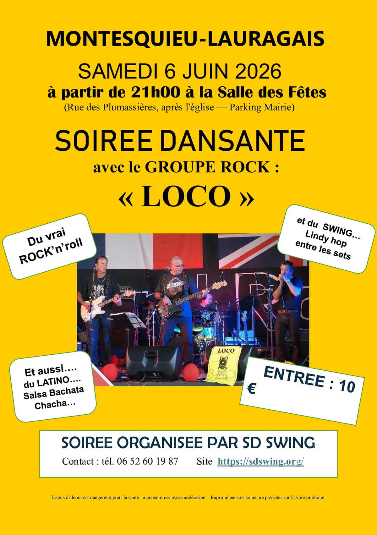 Illustration de l'événement : SOIRÉE DANSANTE AVEC L'ORCHESTRE LOCO BLUES