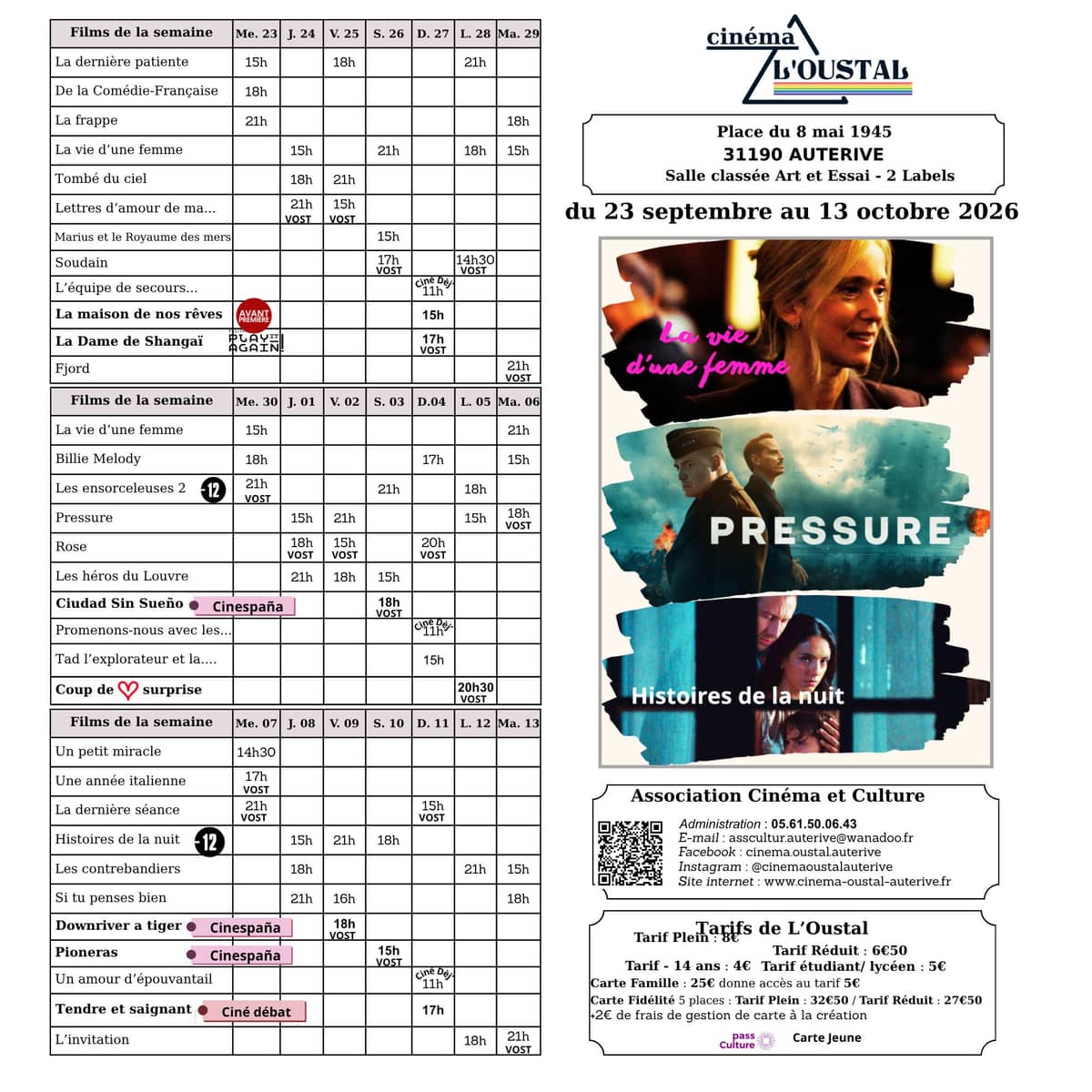Illustration de l'événement : PROGRAMME DE L'OUSTAL
