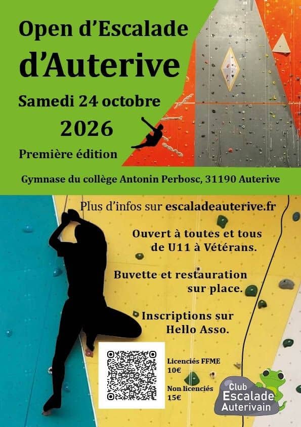 Illustration de l'événement : OPEN D'ESCALADE D'AUTERIVE