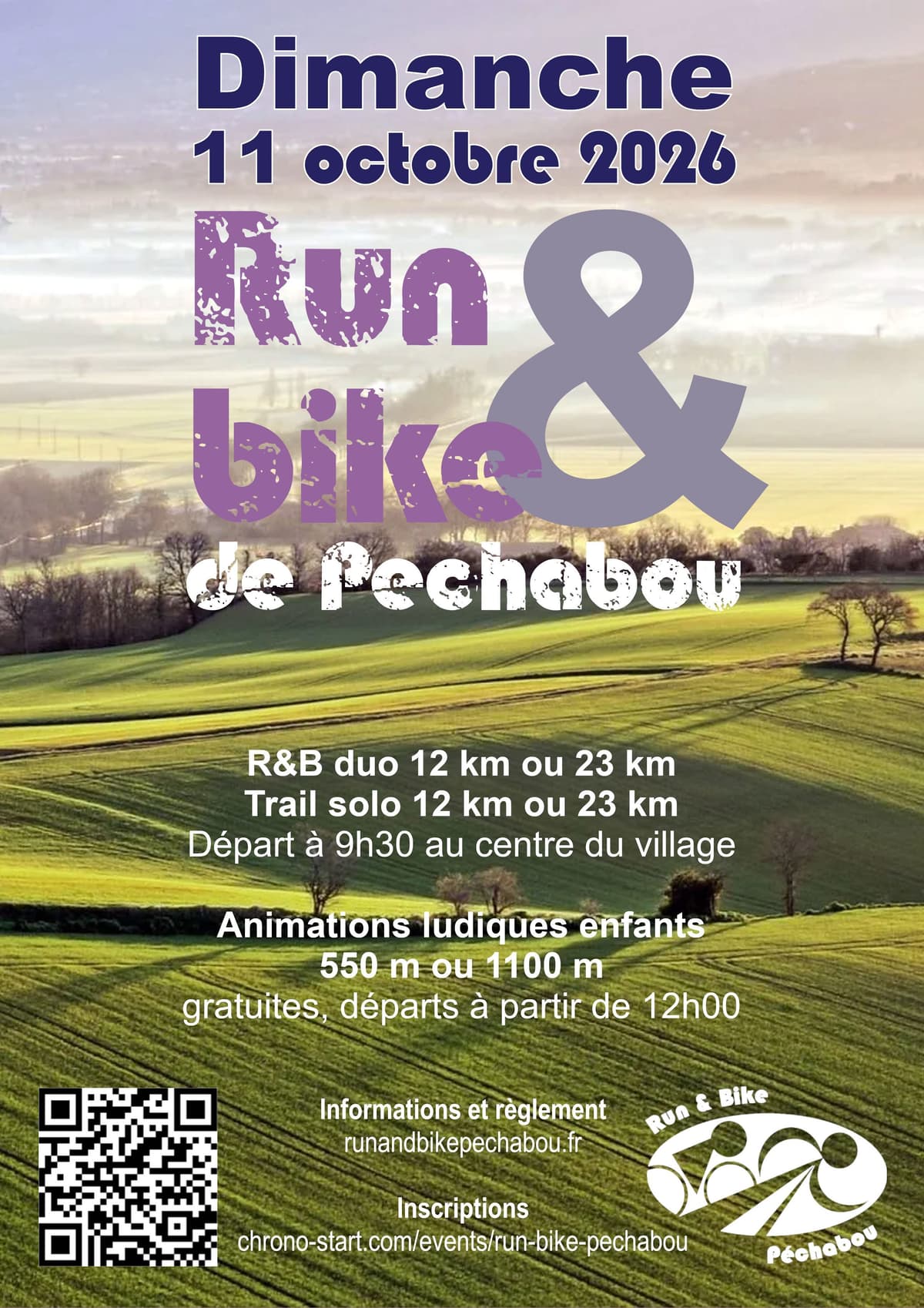 Illustration de l'événement : RUN & BIKE DE PECHABOU 2026