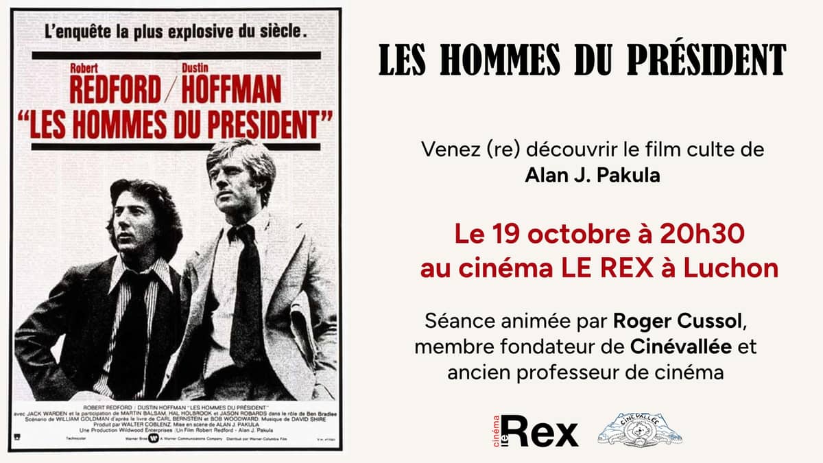Illustration de l'événement : CINÉ-RENCONTRE CINÉVALLÉE "LES HOMMES DU PRÉSIDENT"