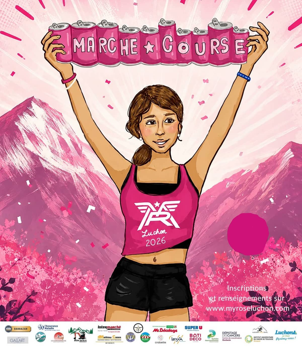 Illustration de l'événement : MY ROSE : COURSE/MARCHE CONTRE LE CANCER DU SEIN