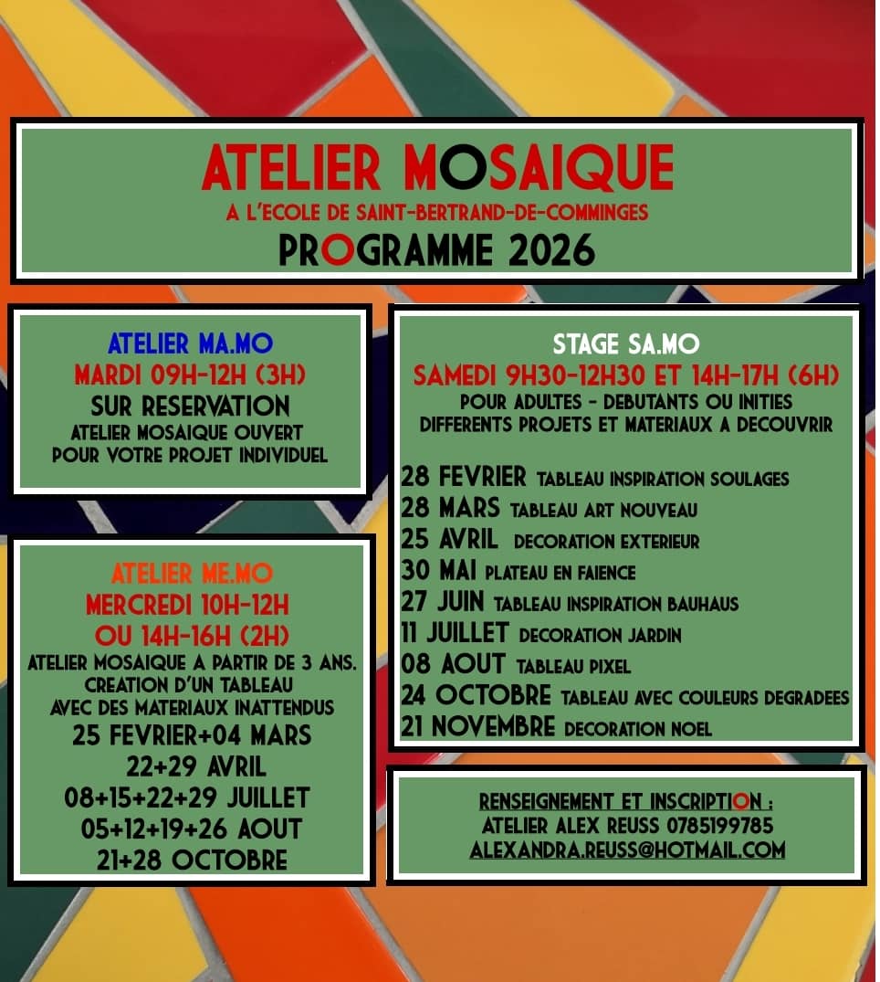 Illustration de l'événement : ATELIER ME.MO : MERCREDI MOSAÏQUE